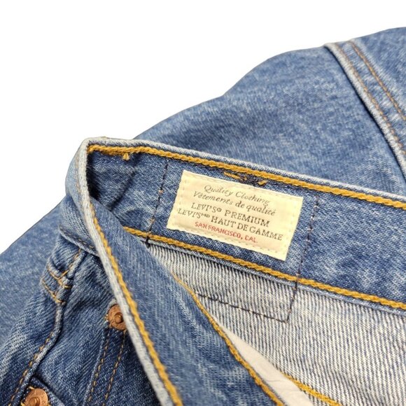 Levi's Women's Distressed Blue Jeans - Picture 13 of 13